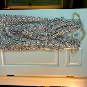 H&M faux wrap dress, size 4, dude zipper,